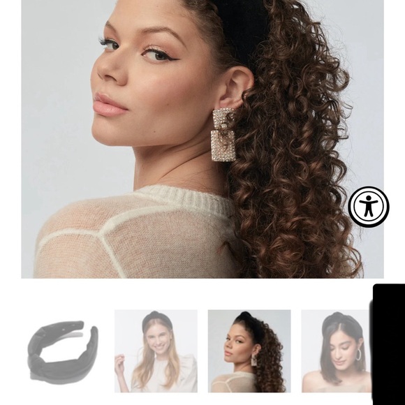 Lele Sadoughi Velvet headband - Picture 7 of 8